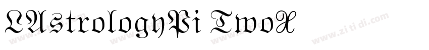 LAstrologyPi Two字体转换